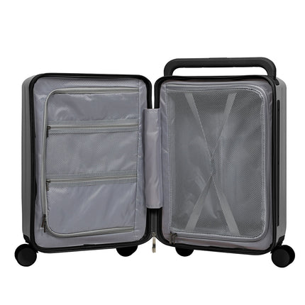Slimbridge 20" Luggage Wide Handle TSA Lock Grey-1910112245350797317
