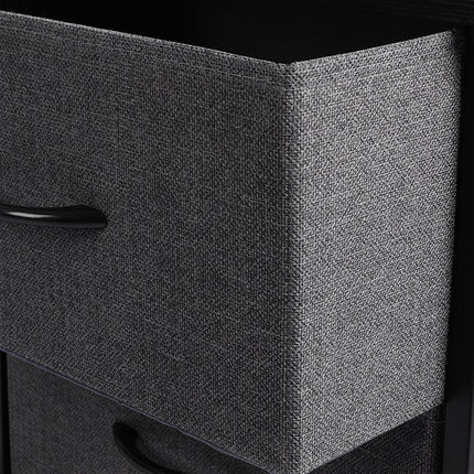 Levede Storage Cabinet Tower Chest Dark Grey-1973194081106530309