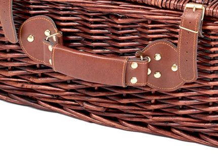 4 Person Picnic Basket Baskets Set Outdoor-1864183149525864453