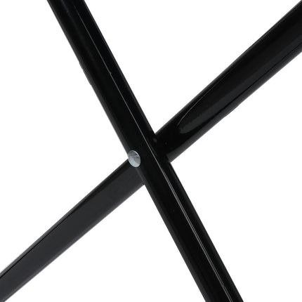 Levede 2Pcs Camping Chairs Folding Arm Black-1975420433268346885