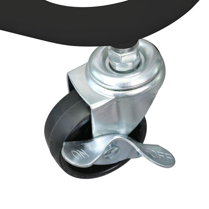 Levede 3 Tiers Kitchen Storage Trolley Black-1973193878030913541