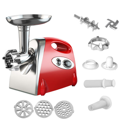 800W Electric Meat Grinder Mincer Sausage Red-1973193958997757957