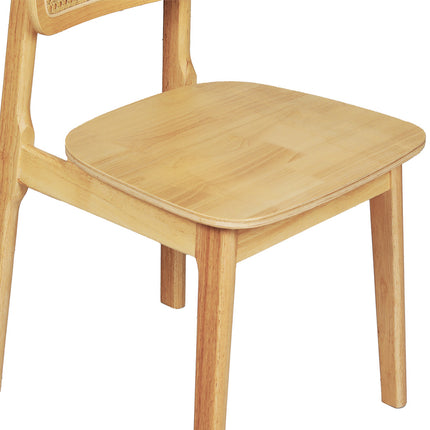 Levede 4x Rattan Dining Chair Wooden Kitchen Chair-2006733383874514949
