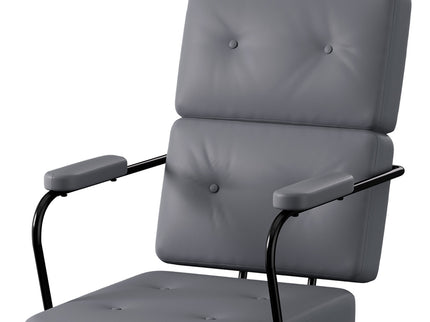 LEVEDE Ergonomic Office Chair Computer PU Grey-1910149779141300229