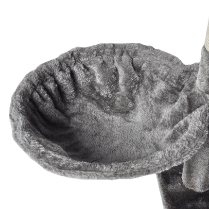 PaWz 130cm Cat Tree Toy Scratching Post Grey-1975420471298101253