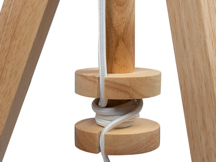 EMITTO Tripod Floor Lamp Wooden Modern Natural-1864184397318721541