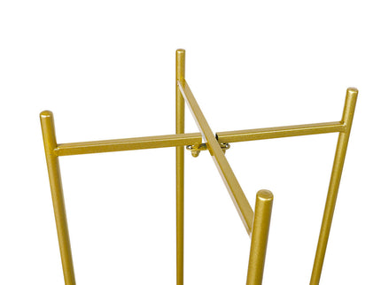 Levede 2 Tier Plant Stand Metal Flower Gold Medium-1864184717029543941