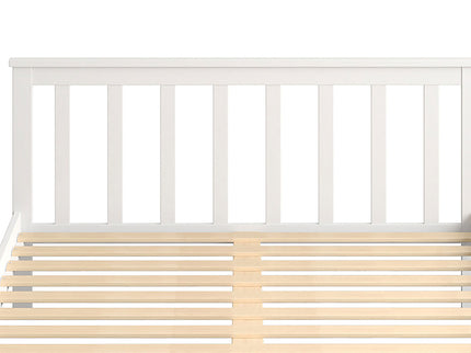 Levede Wooden Bed Frame Queen Full Size White-1864183190864924677