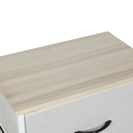 Levede Storage Cabinet Tower Chest Beige-1954802983011225605
