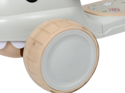 BoPeep Foldable Kids Scooter Flip-able Seat Beige-1954802362019352581
