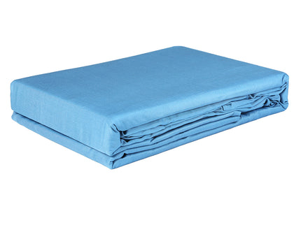 Dreamz 3pcs Sinigle Size 100% Bamboo Bed Sheet Set in Blue Colour Single-1942353309474099205