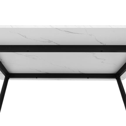 Levede Steel Dining Table 4-6 Seater 150cm-1975420386250199045
