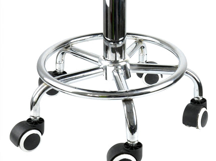 2x Levede Swivel Salon Barstool Hairdressing Black-1864184632992468997