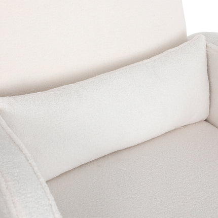 Levede Fleece Rocking Chair with footstool-1975420386942259205