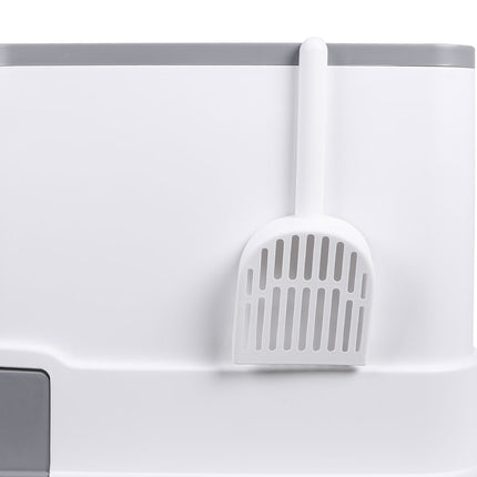 PaWz Cat Litter Box Fully Enclosed Kitty Grey-1975420444567801861