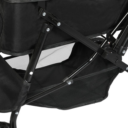 PaWz Pet Stroller Dog Cat Carrier Foldable Black-1973193719184232453