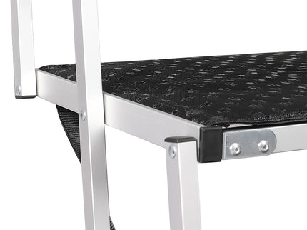 PaWz 6 Steps Dog Ramp Adjustable Height Black-1864184533121896453