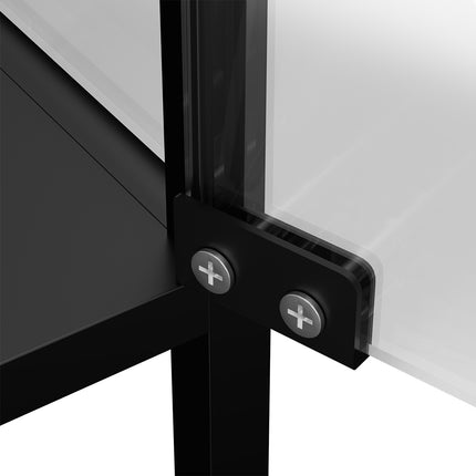 Stacked Glass Display Cabinet Steel 4 Tier 160cm-1975420320353488901