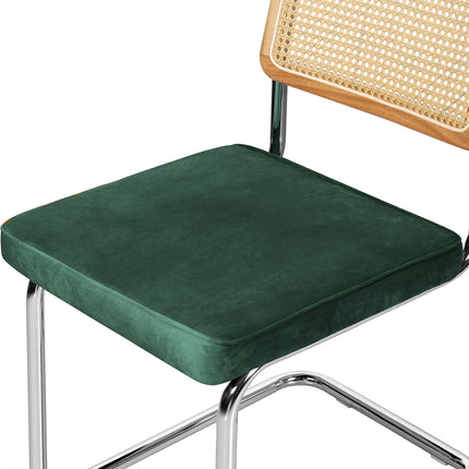 Levede 2xRattan Chair Dining Chairs Green-1975420498355556357