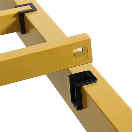 Levede Metal Bed Frame Under Bed Storage Double Beige-1975420336006631429