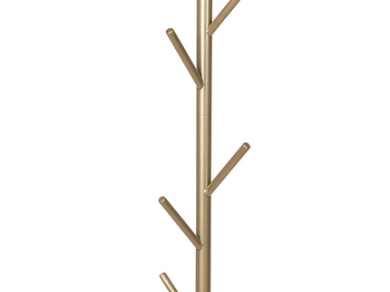 Levede Coat Rack Hat Clothes Stand Hanger Gold-1942353103588298757