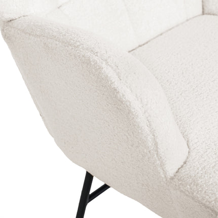 Levede Fleece Rocking Chair-1975420386770292741