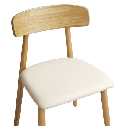 Levede 2x Dining Chairs Kitchen Chair Natural-1973194086072586245