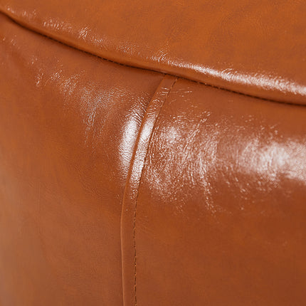 Marlow Bean Bag Chair Cover PU Couch Tan-1975420518999920645