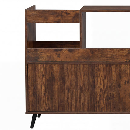 Levede Record Player Stand Vinyl Holder Cabinet Turntable Table 300+ Albums-2061251861998080005