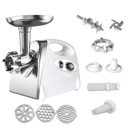 800W Electric Meat Grinder Mincer Sausage White-1973193959371051013