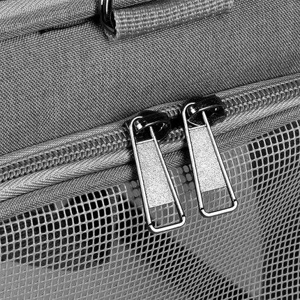 Pawz 3 in 1 Pet Soft Crate Dog Cat Carrier L Size Grey-1973193524862128133