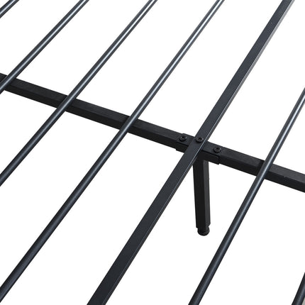 Levede Double Metal Bed Frame LED Lights 2 Drawers-1973193504427479045