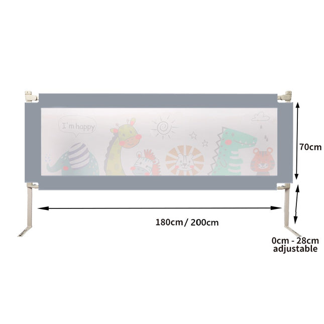 Bopeep Kids Baby Safety Bed Rail Guard King-1973193915293110274
