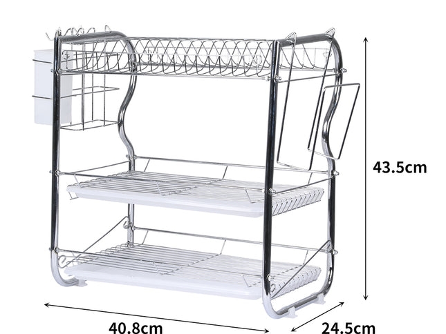 TOQUE Dish Rack Drying Drainer Cup Holder-1864184346324373506