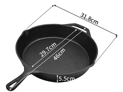 TOQUE Non Stick Frying Pan Cast Iron-1864184346886410242