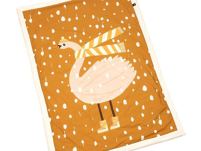 La Millou Adult Blanket XL 140cm x 200cm Snowflake Sheela | Ecru-1875027384995024897