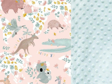 La Millou Adult Blanket XXL 210 x 220 cm Dundee Friends Pink | Audrey Mint-1875027387452887041