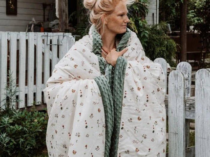 La Millou Adult Blanket XXL 210 x 220 cm Dundee Friends Pink | Audrey Mint-1875027387452887043