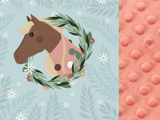 La Millou Adult Light Blanket XL 140cm x 200cm  Pony is my Love|Papaya-1875027387033456641