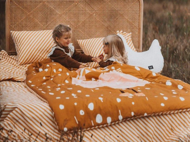 La Millou Adult Light Blanket XL 140cm x 200cm Snowflake Sheela | Ecru-1875027387167674369