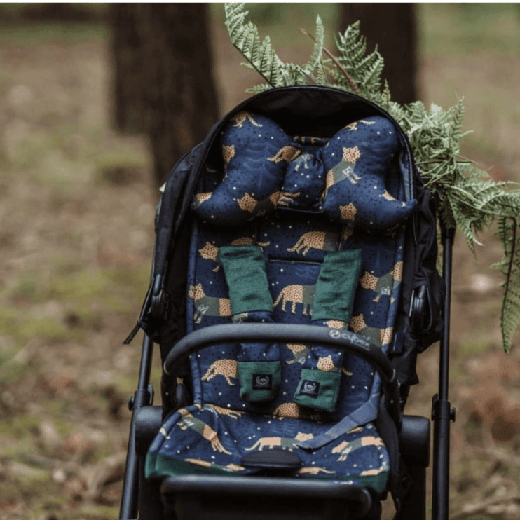 La Millou Angel's Wings Head Support Pillow TIGER JERRY | Forest Green-1973194235024904193