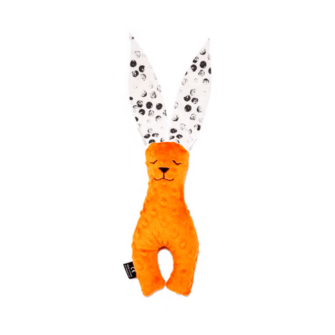 La Millou Bunny Soft Toy - Small 23 cm Wild Dots/Orange-1875027496727089152