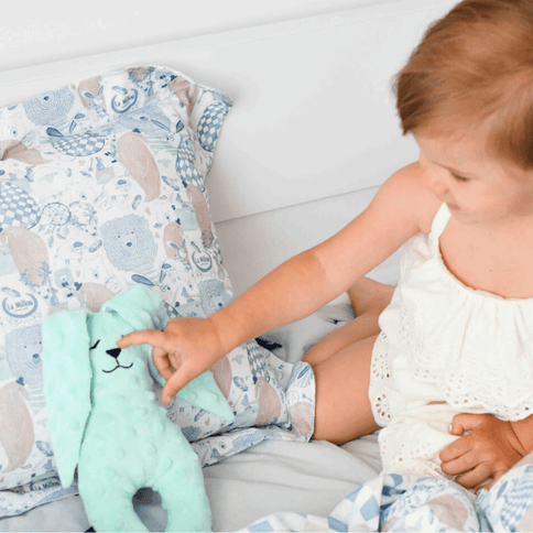 La Millou Bunny Soft Toy - Small 23 cm Dundee Friends Blue/Teal-1875027496865501186