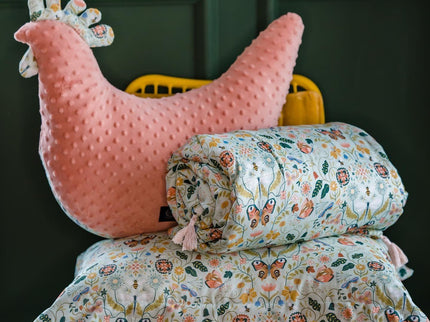 La Millou Dana's Hen Pillow SECRET GARDEN | Papaya-1875027397657628673