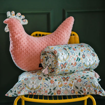 La Millou Dana's Hen Pillow SECRET GARDEN | Papaya-1954803115609952257