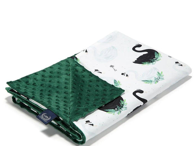 La Millou Light Blanket Large 110*140cm JUNGLE SWAN | Green-1875027394419625984