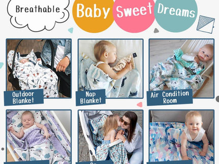 La Millou Light Blanket Large ON THE ROAD | Smoke Mint-1875027394558038020