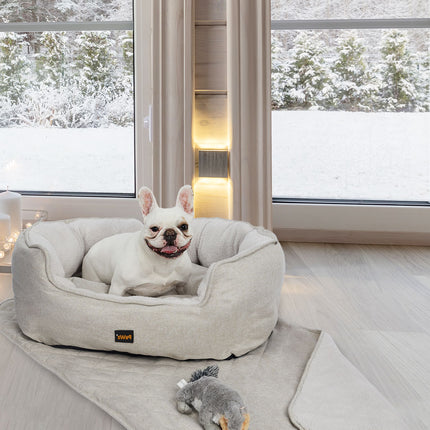 PaWz Pet Bed Set Dog Cat Quilted Blanket X-Large Beige-1975420449072484359