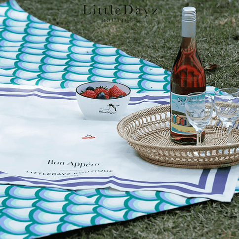 Little Dayz Boutique Boutique Picnic Napkin Green-1875027500116086786