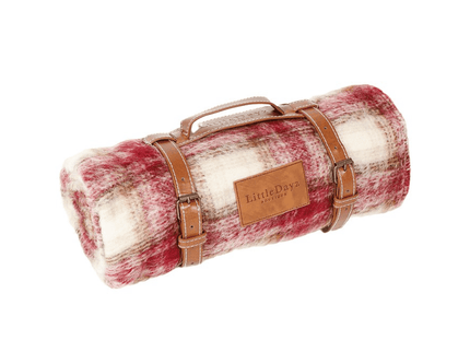 Little Dayz Boutique British Plaid Style Picnic Mat Medium 150*100 Red-1875027395522727936